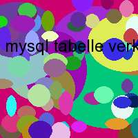 mysql tabelle verknapfen