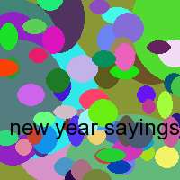 new year sayings